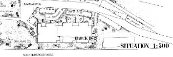 Situationsplan Limmatauweg 3 + 5 und 10 - 16